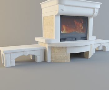 European Style Fireplace-ID:640167164