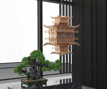New Chinese Style Bonsai-ID:586173315