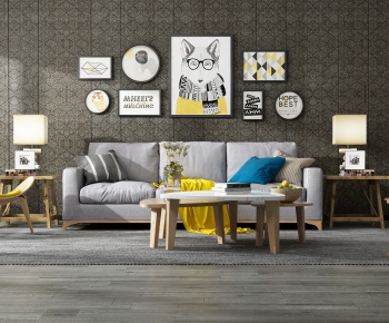 Nordic Style Sofa Combination-ID:270234542