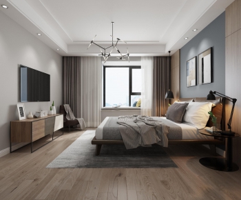 Nordic Style Bedroom-ID:728807371