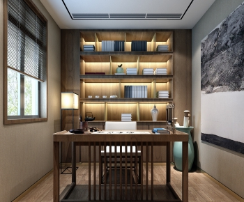 New Chinese Style Study Space-ID:437224972