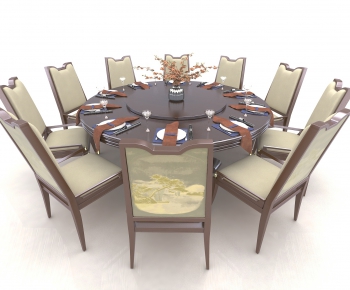 American Style Dining Table And Chairs-ID:982426486