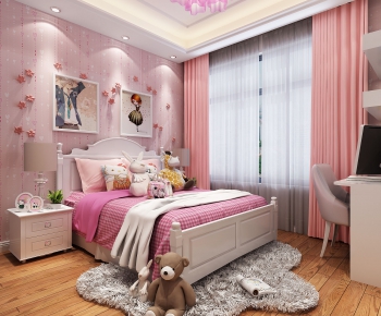 Modern Girl's Room Daughter's Room-ID:991403819