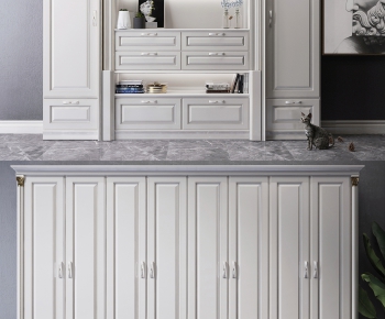 Simple European Style Decorative Cabinet-ID:990505859