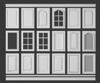 Simple European Style Door Panel-ID:167654656