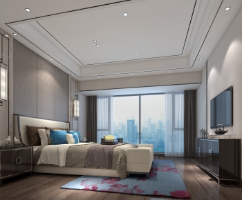 New Chinese Style Bedroom-ID:548324316