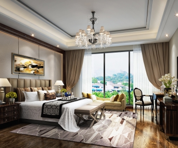 New Classical Style Bedroom-ID:393880265