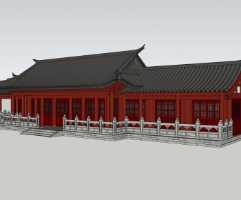 Chinese Style Ancient Architectural Buildings-ID:533444867