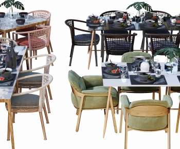 Nordic Style Dining Table And Chairs-ID:102922423