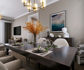 American Style Dining Room-ID:418332443