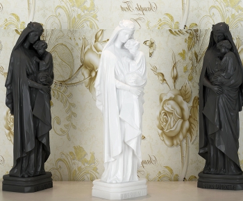 欧式圣母玛利亚雕塑摆件-ID:957268748