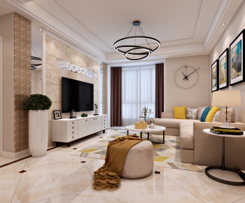 Modern A Living Room-ID:151288655