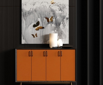 Modern New Chinese Style Side Cabinet/Entrance Cabinet-ID:860316124