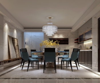 Post Modern Style Dining Room-ID:364977969