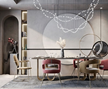 Modern Dining Table And Chairs-ID:726633116