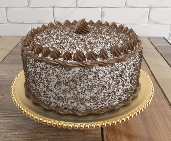现代巧克力奶油蛋糕-ID:949740719