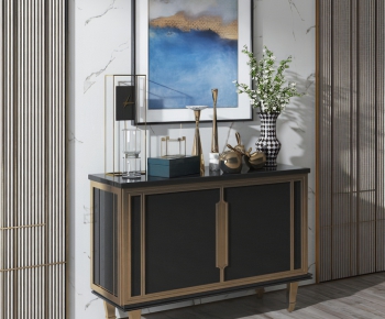 Modern Side Cabinet/Entrance Cabinet-ID:349519186