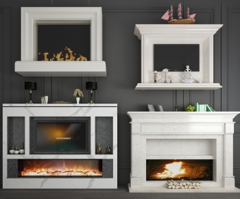 Simple European Style Fireplace-ID:507752489