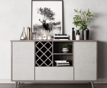 Nordic Style Side Cabinet/Entrance Cabinet-ID:622111789