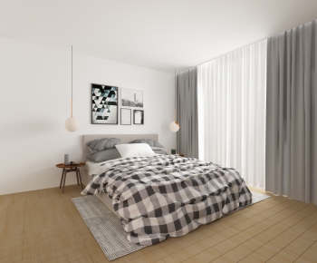 Nordic Style Bedroom-ID:397076281