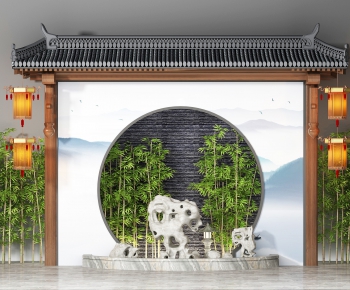 New Chinese Style Garden-ID:785373838