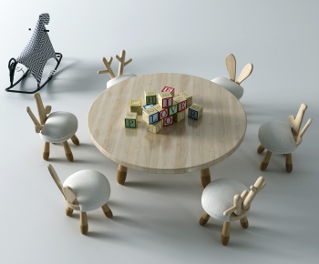 Modern Children's Table/chair-ID:495292841