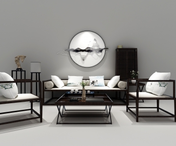 New Chinese Style Sofa Combination-ID:827304439
