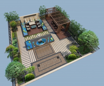 New Chinese Style Courtyard/landscape-ID:338255964