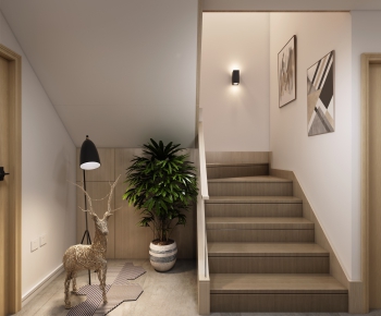 Nordic Style Stairwell-ID:874332451