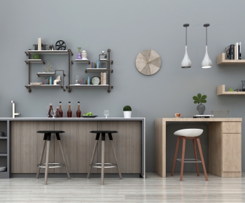 Industrial Style Counter Bar-ID:112028634