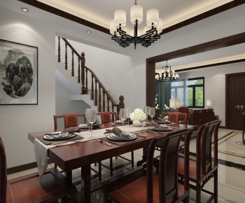 Chinese Style Dining Room-ID:346053586
