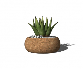 Modern Potted Green Plant-ID:389516379