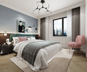 Nordic Style Bedroom-ID:840686752