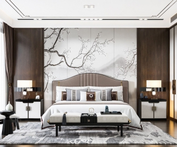 New Chinese Style Bedroom-ID:314197893