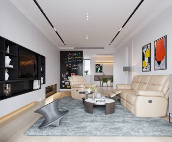 Modern A Living Room-ID:951586847