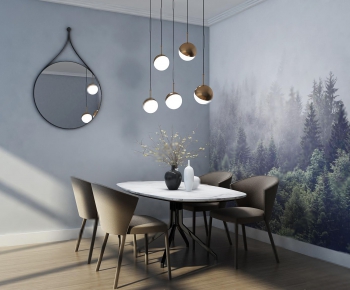 Modern Dining Table And Chairs-ID:645819575