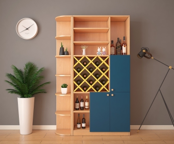 Nordic Style Wine Cabinet-ID:509414382