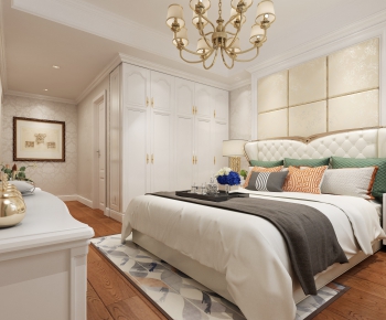 Simple European Style Bedroom-ID:747736696