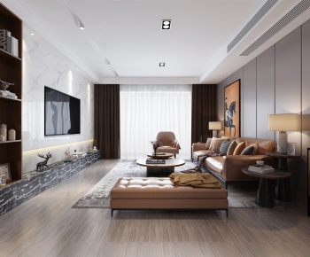 Modern A Living Room-ID:878397431