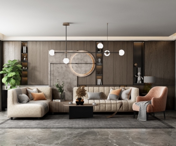 Modern A Living Room-ID:406587157