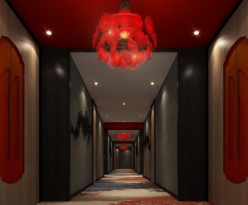 New Chinese Style Corridor-ID:237232569