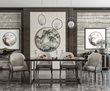 New Chinese Style Dining Room-ID:732374315