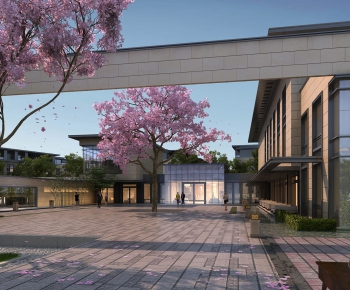 New Chinese Style Courtyard/landscape-ID:343026149