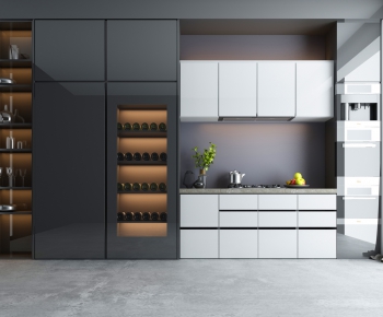Simple European Style Kitchen Cabinet-ID:827811487