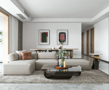 Modern A Living Room-ID:383302257
