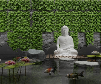 New Chinese Style Courtyard/landscape-ID:943346443