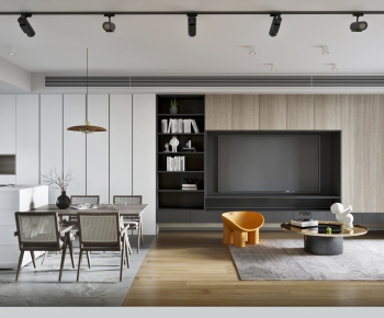 Modern A Living Room-ID:400230428