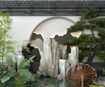 New Chinese Style Garden-ID:783278825