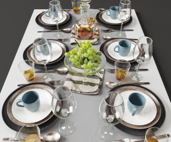 Modern Cutlery/tea Set-ID:341038271