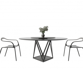 Nordic Style Dining Table And Chairs-ID:568058969